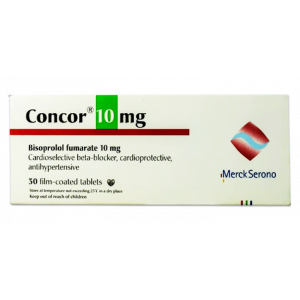 Concor ® 10 mg ( Bisoprolol ) 30 film-coated tablets